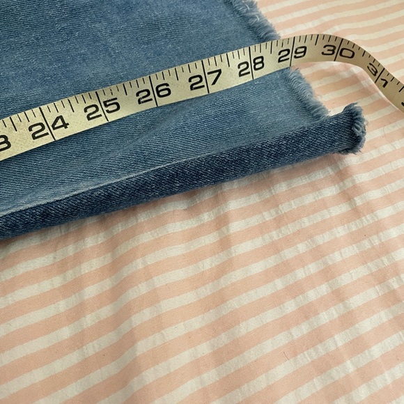 Free People color block flare jeans , short inseam - Picture 4 of 4